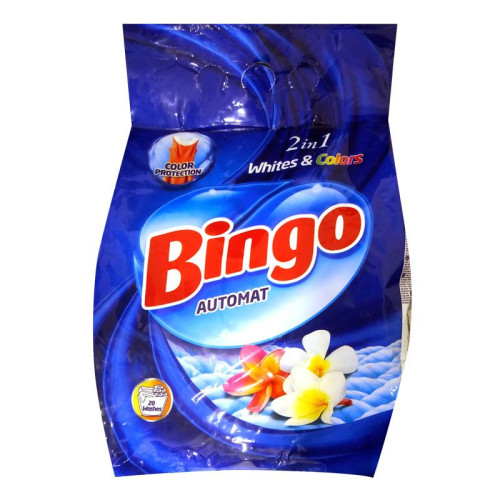 Bingo White and Colors 2-in-1 Powder for Colored and White Laundry 4.41 lb (2000 g)