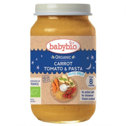 Babybio Organic Vegetable Puree with Pasta for Children 8+ Months 7.05 oz (200 g)