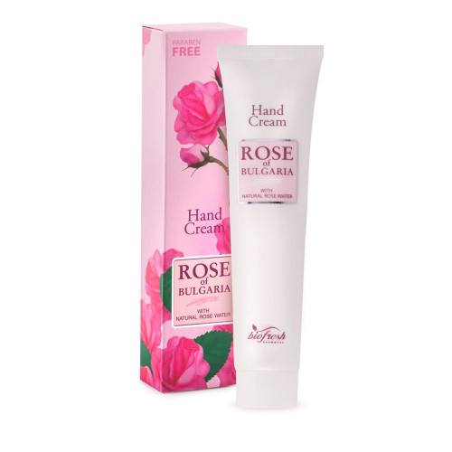Bio Fresh Rose Hand Cream with Natural Rose Water 2.54 fl oz (75 ml)
