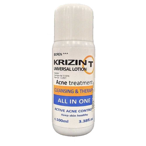 Bioren Krizin T Universal Acne Lotion 3.38 fl oz (100 ml)