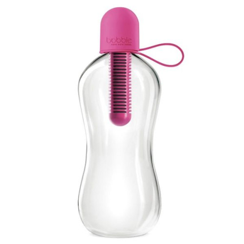 Bobble Water Bottle with Activated Carbon Filter 18.6 fl oz (550 ml) Magenta