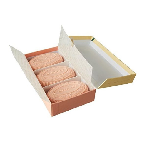 Bronnley Lily of the Valley Freesia Luxury Soap with Freesia Fragrance 3.53 oz (100 g) 3 pcs