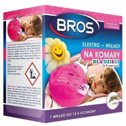 Bros Sensitive Electric Vaporizer + 10 Tablets Against Mosquitoes