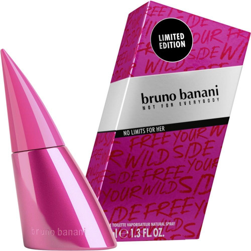 Bruno Banani No Limits Eau De Toilette for Women 1.35 fl oz (40 ml)