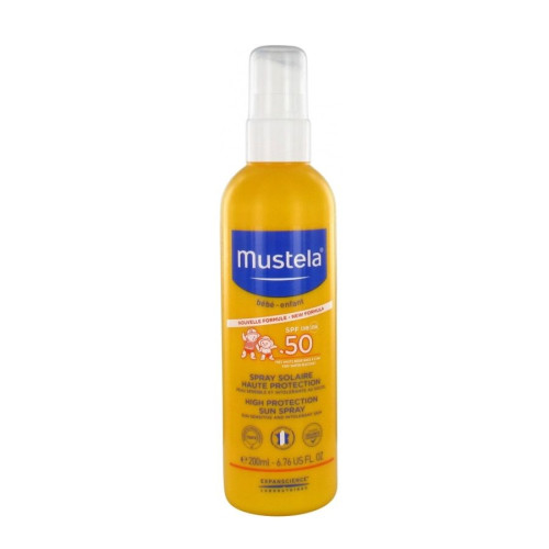 Mustela Gentle Sunscreen Spray SPF 50+ for Sensitive Skin 6.76 fl oz (200 ml)