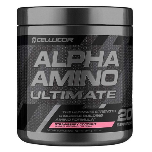 Alpha Amino Ultimate Amino Acid Complex with Strawberry and Coconut Flavor 12.13 oz (344 g)