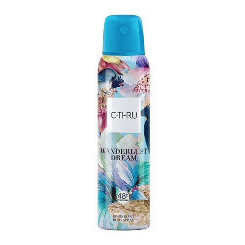 C-THRU Wanderlust Dream Deodorant Spray for Women 5.07 fl oz (150 ml)