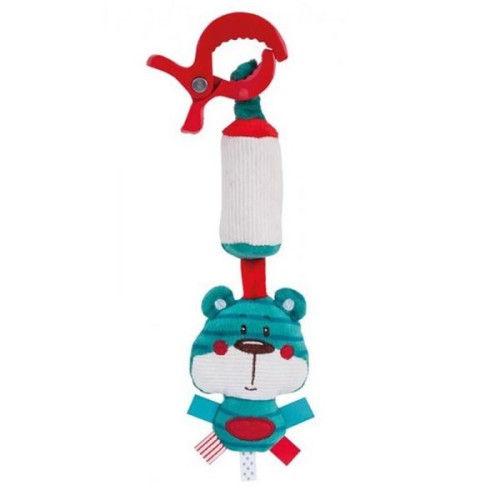 Canpol Babies Soft Toy with Rattle for Children 0+ Months Turquoise