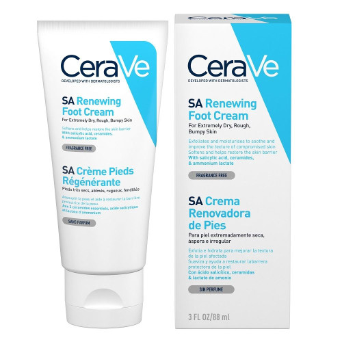 Cerave Renewing Foot Cream for Dry Skin 2.98 fl oz (88 ml)