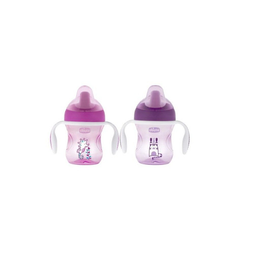 Chicco Training Cup Transition Cup for Children 6+ Months 6.76 fl oz (200 ml) - 0417