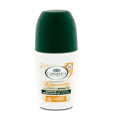 Langelica Bio Soft Soothing Roll-On Anti-Perspirant with Oats 1.69 fl oz (50 ml)