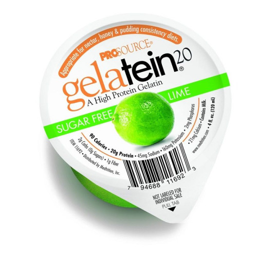 Gelatin 20 Hydrolyzed Protein Lime 4.06 fl oz (120 ml)