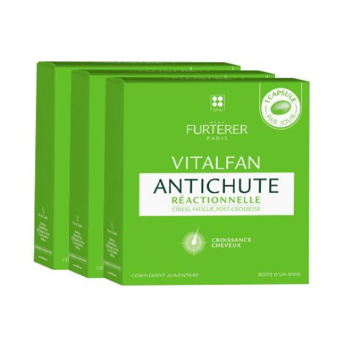 Rene Furterer Vitalfan Antichute Promo Set for Reactive Hair Loss 330 Capsules