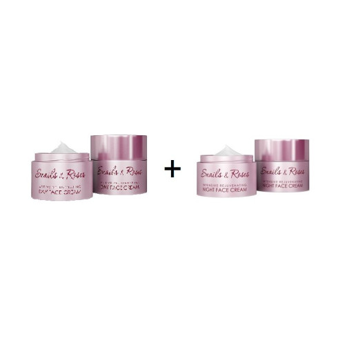 Revive Promo Set Rejuvenating Day and Night Face Cream with Rose Oil