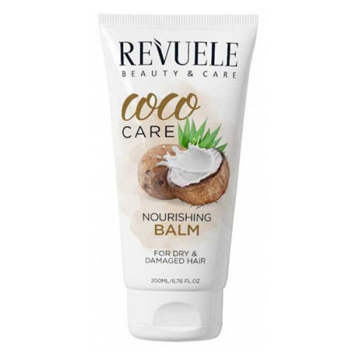 Revuele Coco Care Nourishing Conditioner for Dry and Damaged Hair 6.76 fl oz (200 ml)