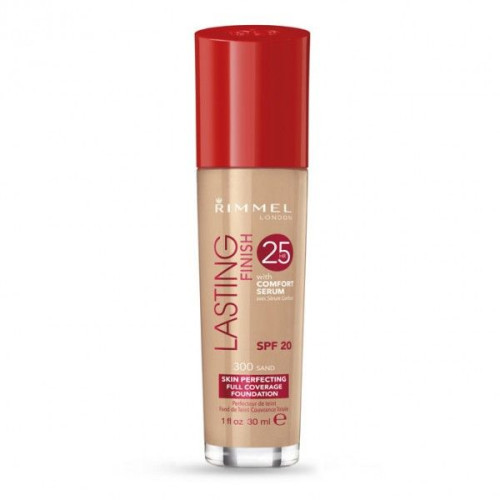 Rimmel Lasting Finish 25h Long-Lasting Foundation for a Natural Glow Sand 300