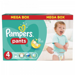 Pampers Pants 4 Maxi Diapers for Babies and Children 19.8-30.9 lb (9-14 kg) 104 pcs