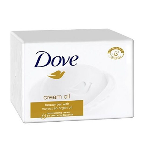 Dove Cream Oil Body Cream Soap with Argan Oil 3.53 oz (100 g)