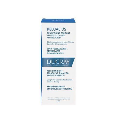 Ducray Kelual DS Anti-Dandruff anti-relapse Treatment Shampoo for Hair 3.38 fl oz (100 ml)