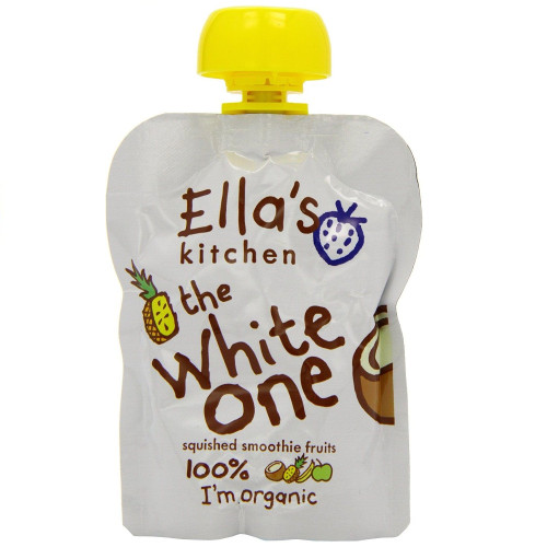 Ellas Kitchen Organic Baby Puree White Fruit Smoothie 3.17 oz (90 g)