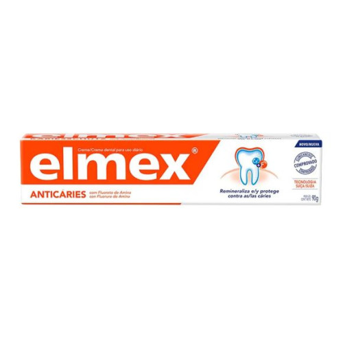 Elmex Anticaries Remineralizing Toothpaste Against Caries with Amine Fluoride 2.54 fl oz (75 ml)