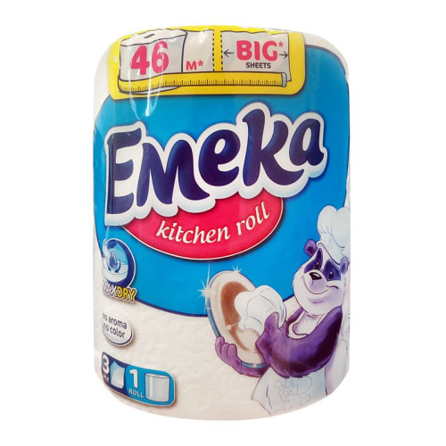 Emeka Jumbo White Kitchen Paper 1 pc