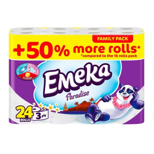 Emeka Paradise Scented 3-ply Toilet Paper 24 Sheets