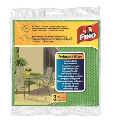 Fino Perforated Wipes Absorbent Cloths 3 pcs