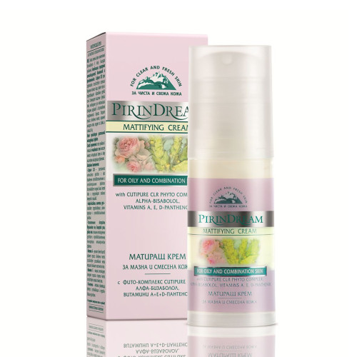 Pirin Dream Mattifying Face Cream for Oily and Combination Skin 1.69 fl oz (50 ml)