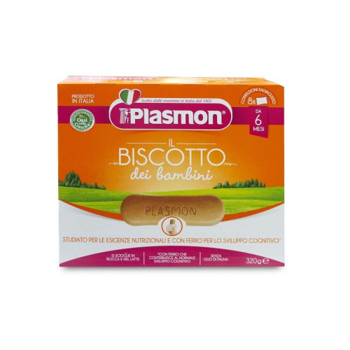Plasmon Biscuits for Children 6+ Months 11.29 oz (320 g)