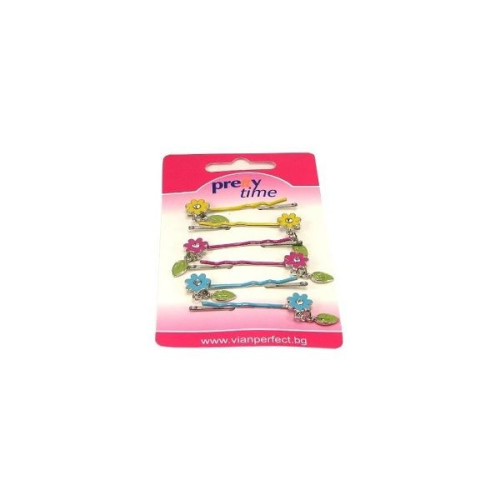 Pretty Time Hair Clips 6 pcs - JMY120370