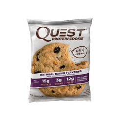 Quest Protein Cookie Oatmeal Raisin Protein Cookie 2.22 oz (63 g)