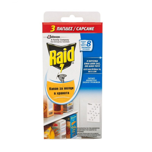 Raid Moth Trap for Food 3 pcs