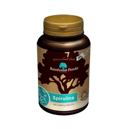Rainforest Foods Spirulina 500 mg 300 Tablets