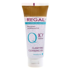 Regal Q10+R Cleansing Gel for Normal to Combination Skin 3.38 fl oz (100 ml)