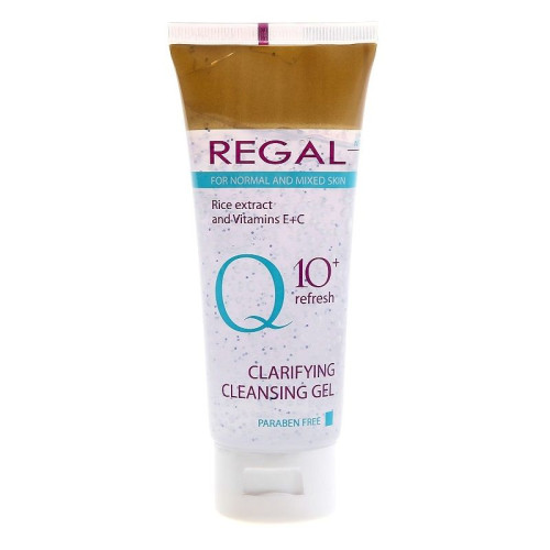 Regal Q10+R Cleansing Gel for Normal to Combination Skin 3.38 fl oz (100 ml)