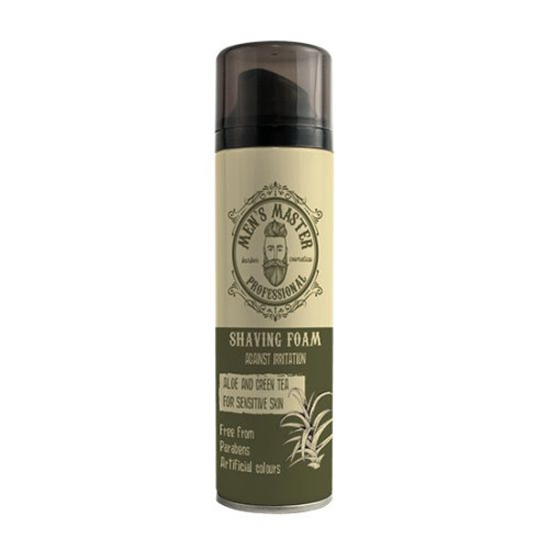 Men's Master Shaving Foam with Aloe and Green Tea for Sensitive Skin 6.76 fl oz (200 ml)