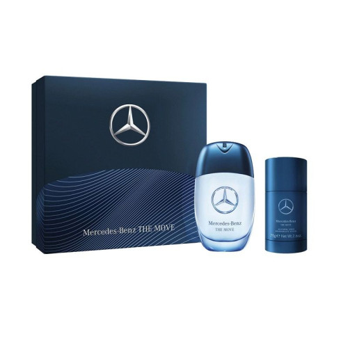 Mercedes-Benz the Move Promo Set Eau De Toilette for Men 3.38 fl oz (100 ml) and Deodorant Stick 2.54 fl oz (75 ml)