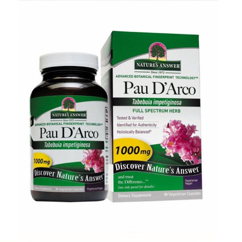 Nature's Answer Pau D'arco for High Immunity 1000 mg 90 Capsules
