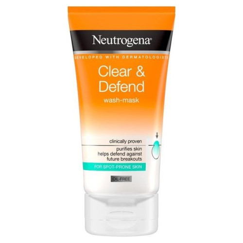 Neutrogena Clear and Defend Salicylic Acid Cleansing Face Mask 5.07 fl oz (150 ml)