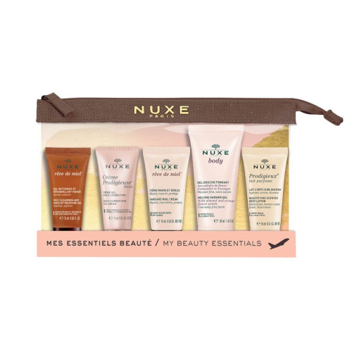 Nuxe Travel Promo Set Shine with Nuxe 2019 and a Free Gift Toiletry Bag