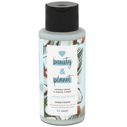 Love Beauty and Planet Coconut Water and Mimosa Volumizing Conditioner 13.53 fl oz (400 ml)