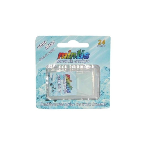 Mintis Cool Mint Fresh Breath Strips with Stevia 24 pcs