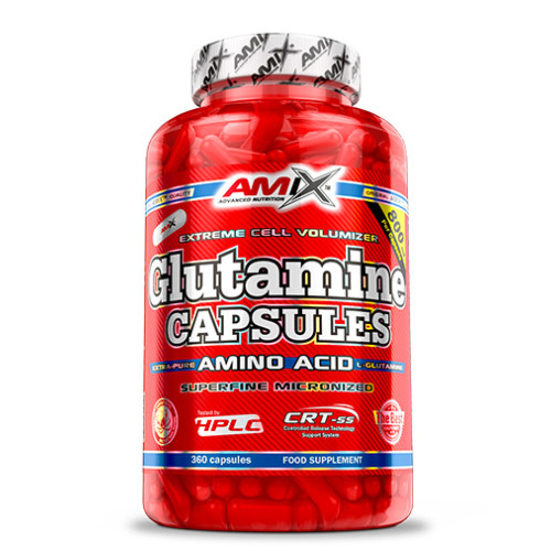 Amix L-Glutamine 800mg 360 Capsules