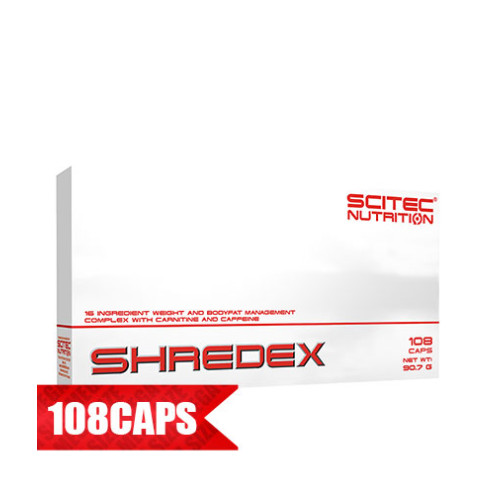 Scitec Nutrition Shredex Thermogenic Fat Burning Formula 108 Capsules