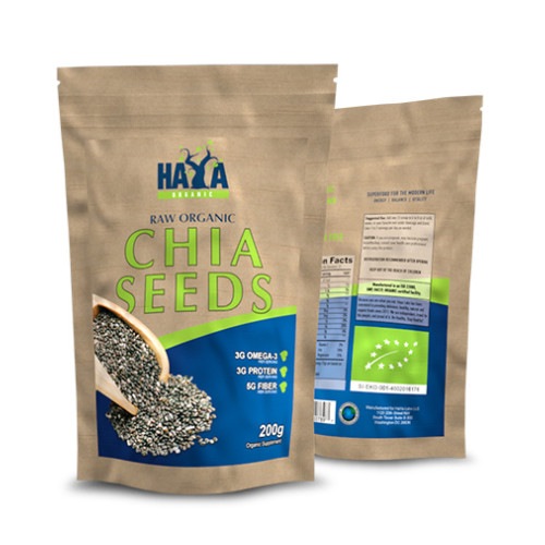 Haya Labs Organic Chia Seeds 7.05 oz (200 g)