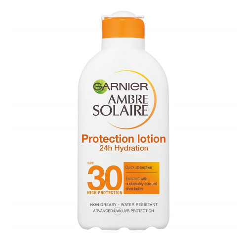 Garnier Ambre Solaire Sun Protection Body Milk with Hydrating Effect SPF 30 6.76 fl oz (200 ml)