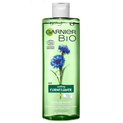 Garnier Bio Cornflower Organic Micellar Water with Cornflower for All Skin Types 13.53 fl oz (400 ml)