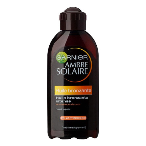 Garnier Ambre Solaire Nourishing Oil for a Bronze Tan with Coconut Scent 6.76 fl oz (200 ml)