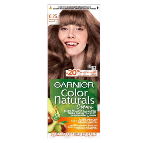 Garnier Color Naturals Permanent Hair Dye 6.25 Chestnut